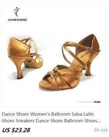 Latin Dance Shoes Women Dancing Shoes Ballroom Black Boots Ladies Waltz Shoes Wedding Shoes Girls Fashion Design 2024