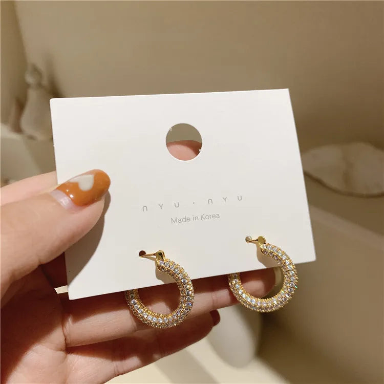 zircon earrings