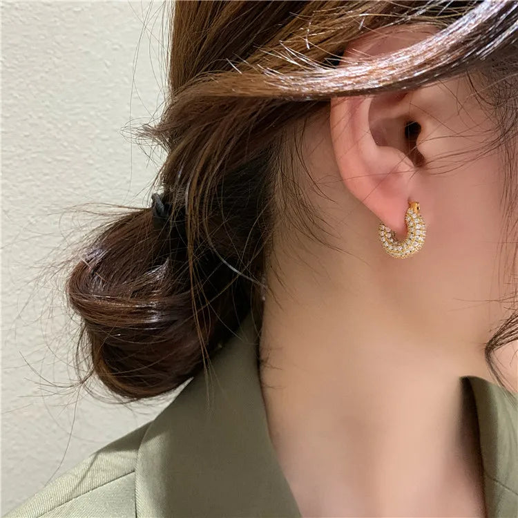 zircon earrings