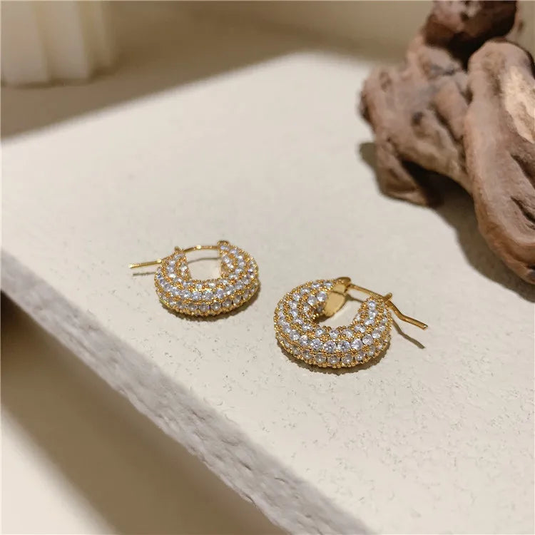 zircon earrings