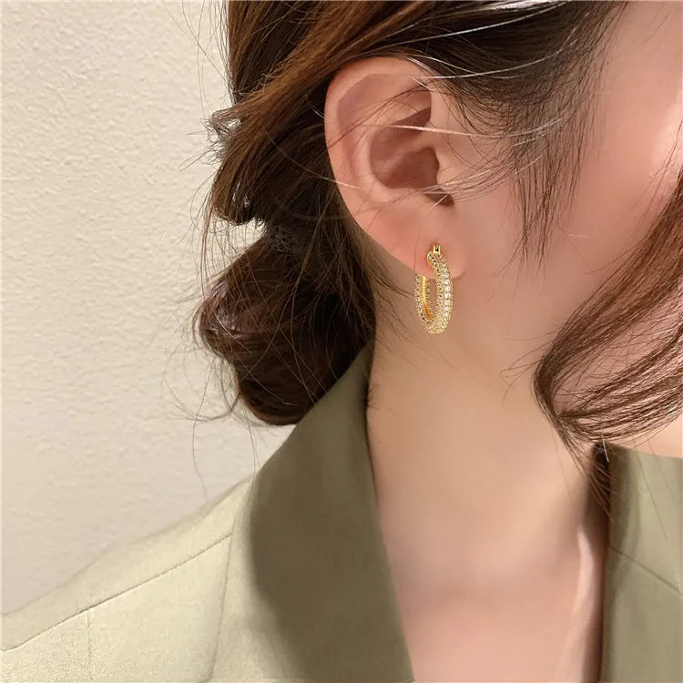 zircon earrings