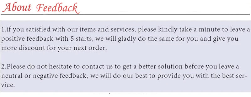 feedback