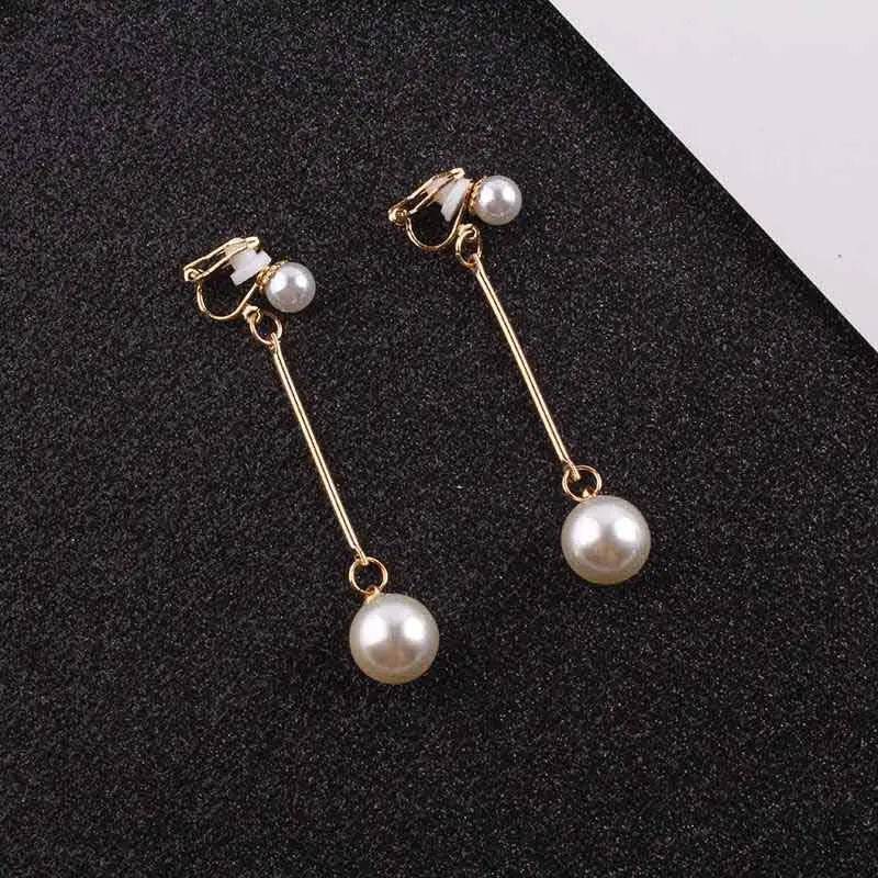pearl clip on earrings