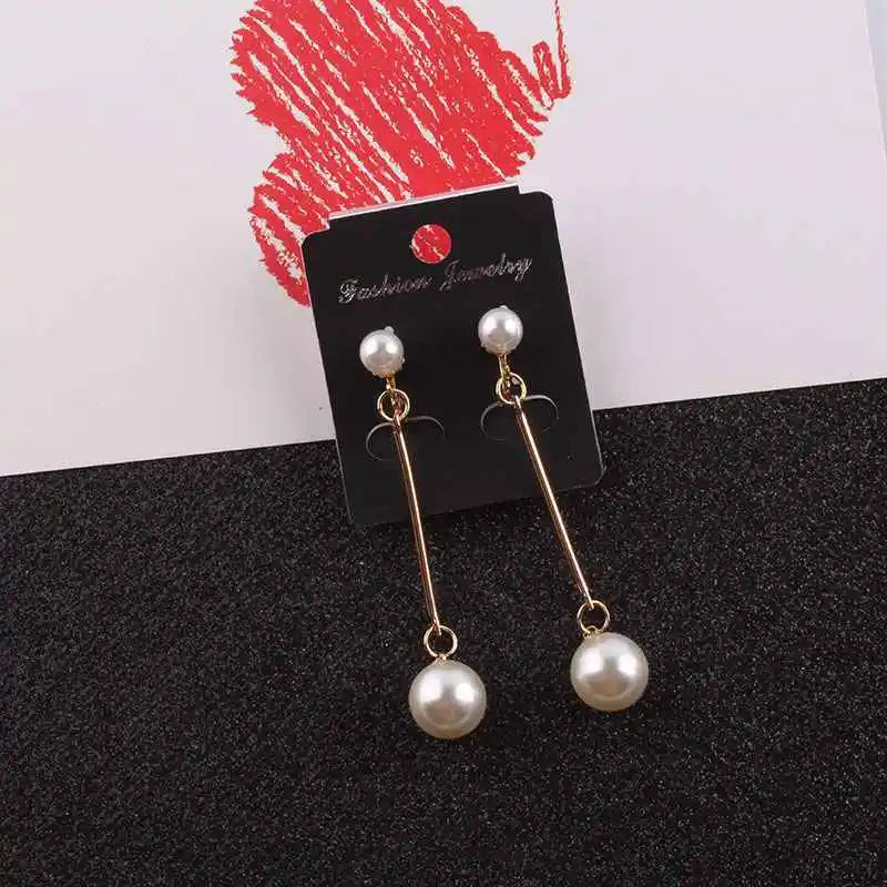 pearl clip on earrings