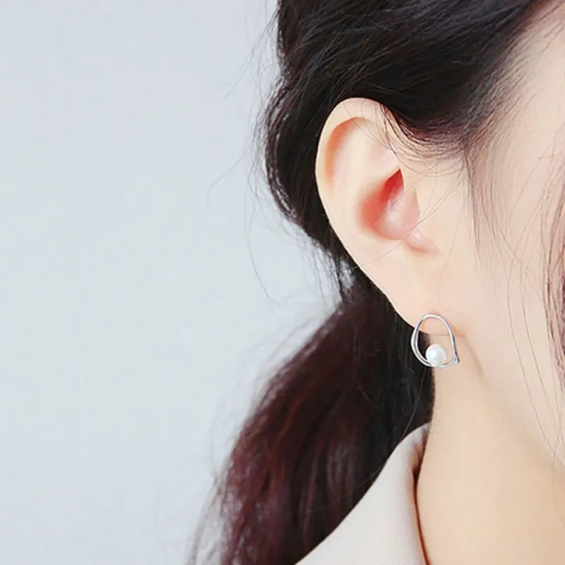 Black Ball Earrings