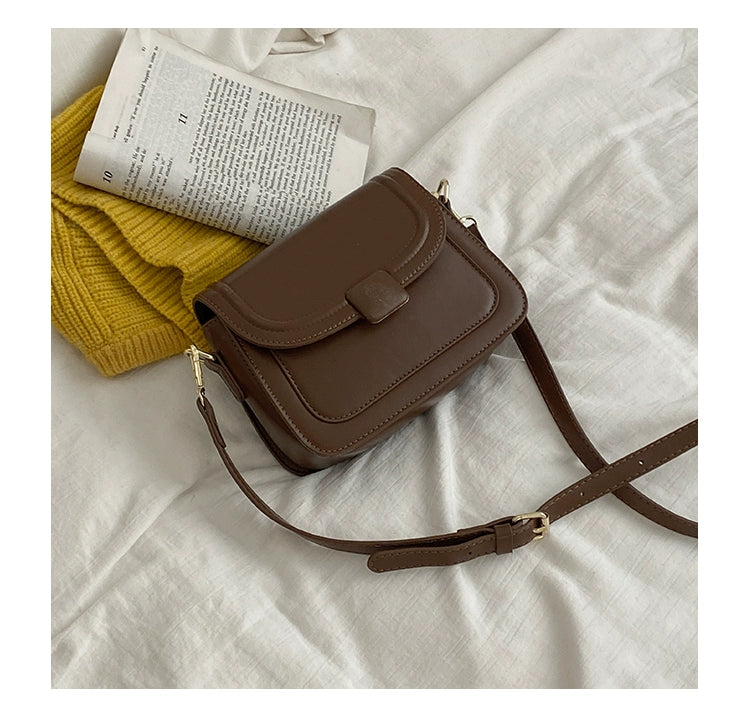 Women's Bag 2024 New Arrival Trendy Fashion Retro Small Square Bag Minority All-Match Shoulder Bag Messenger Bag Commuter Bag