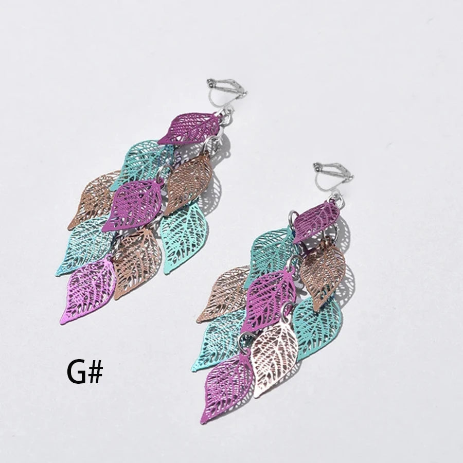 leaf earrings