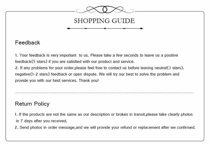 shopping guide