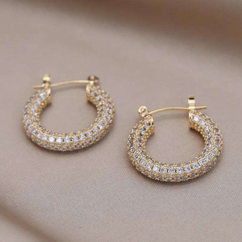 zircon earrings