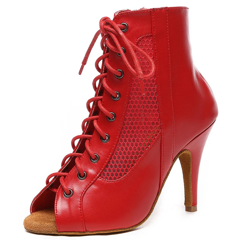 Dance Shoes Women Shoes Woman 2024 trend Latin Boots Waltz Jazz Dance Boots Wedding Shoes Cuban High Heels Luxury JuseDanc