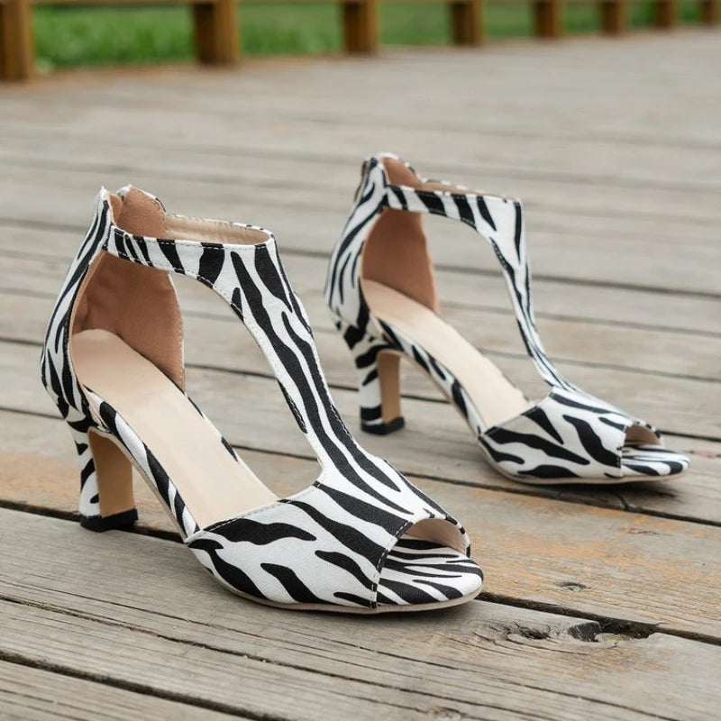 Women's Latin dance shoes high heels 6cm wedding party ballroom dance rubber sole sexy sandals 2024 large size side hollow