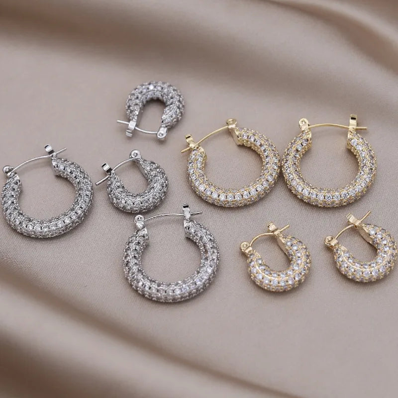 zircon earrings