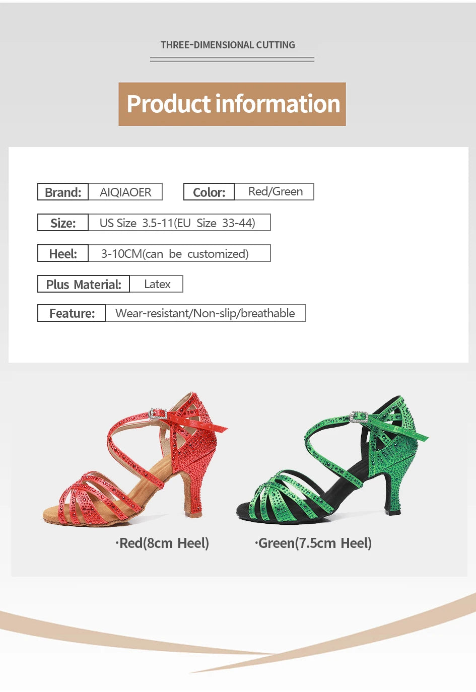 Woman Latin Dance Shoes for Women Women's Heel Sandals Drill Red Heels Elegant Heeled Summer 2024 Standard Ballroom Latino New