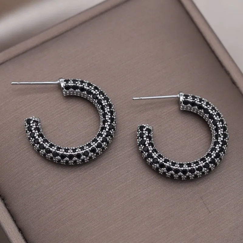 zircon earrings