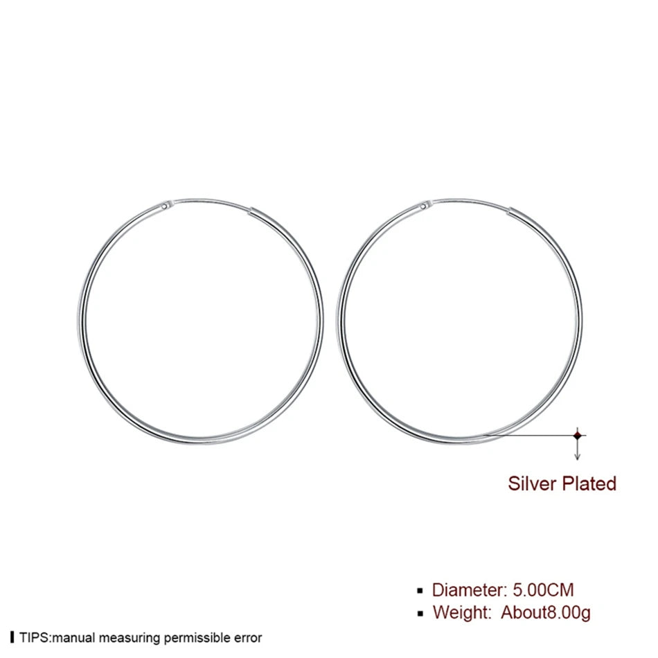 50mm Hoop Earrings
