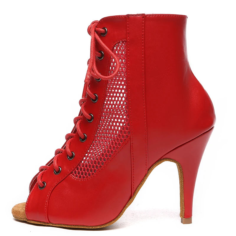 Dance Shoes Women Shoes Woman 2024 trend Latin Boots Waltz Jazz Dance Boots Wedding Shoes Cuban High Heels Luxury JuseDanc