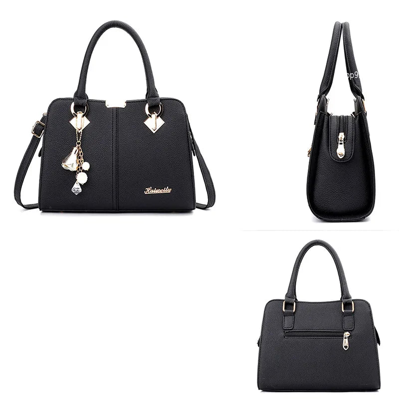 New Woman shoulder bag Large capacity Handbag for Women Crossbody bag PU Portable bucket bag ladies messenger bags