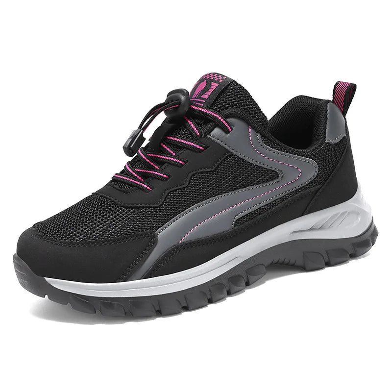 Running Shoes For Women Slip On Lightweight Lace-Up Platform Sneakers Women's Comfortable Breathable Casual Walking Shoes