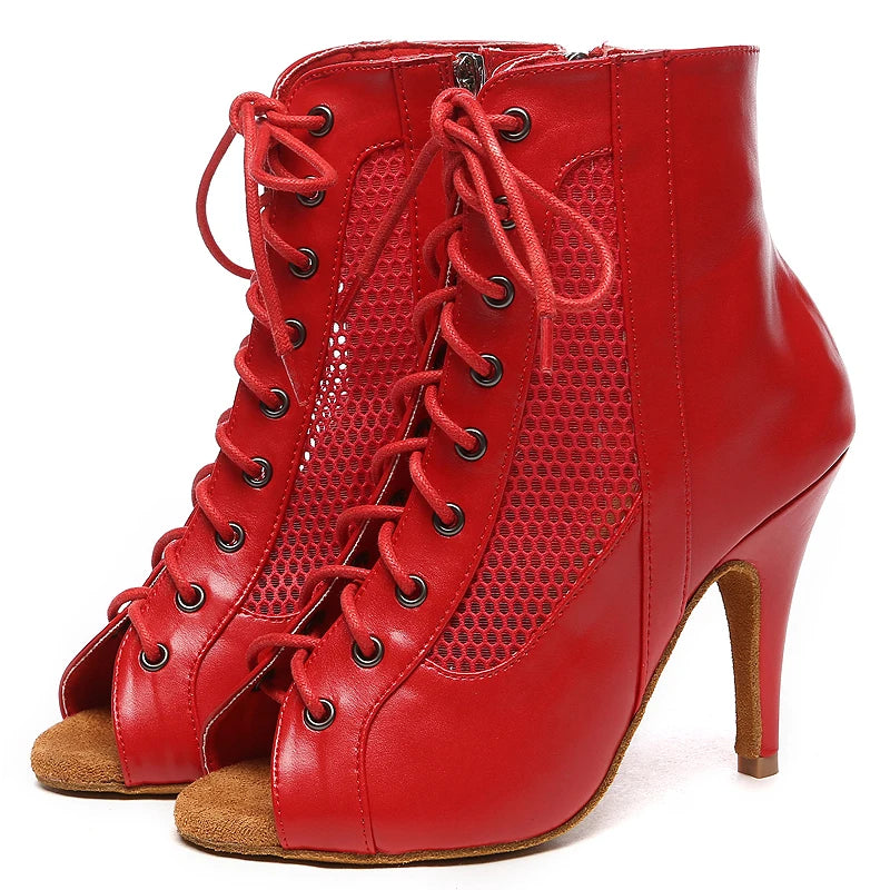 Dance Shoes Women Shoes Woman 2024 trend Latin Boots Waltz Jazz Dance Boots Wedding Shoes Cuban High Heels Luxury JuseDanc
