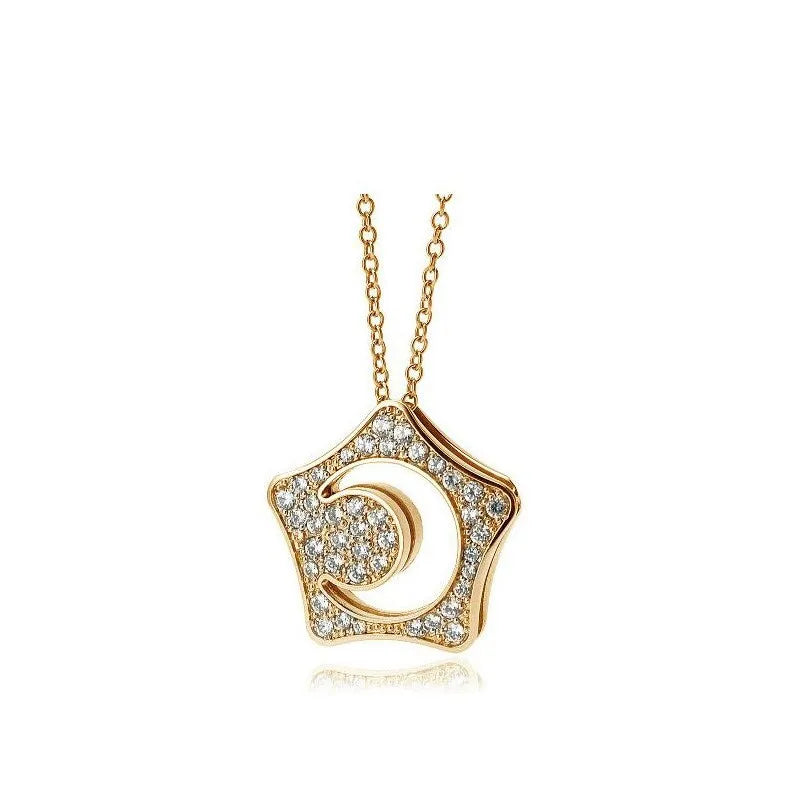 moon and star necklace