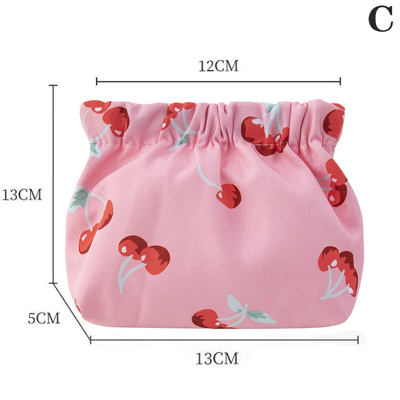 floral makeup bag