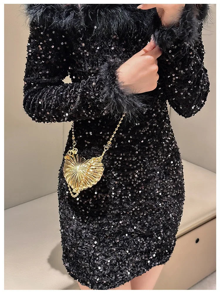 Lipstick Bags Fashion Pearl Handbag