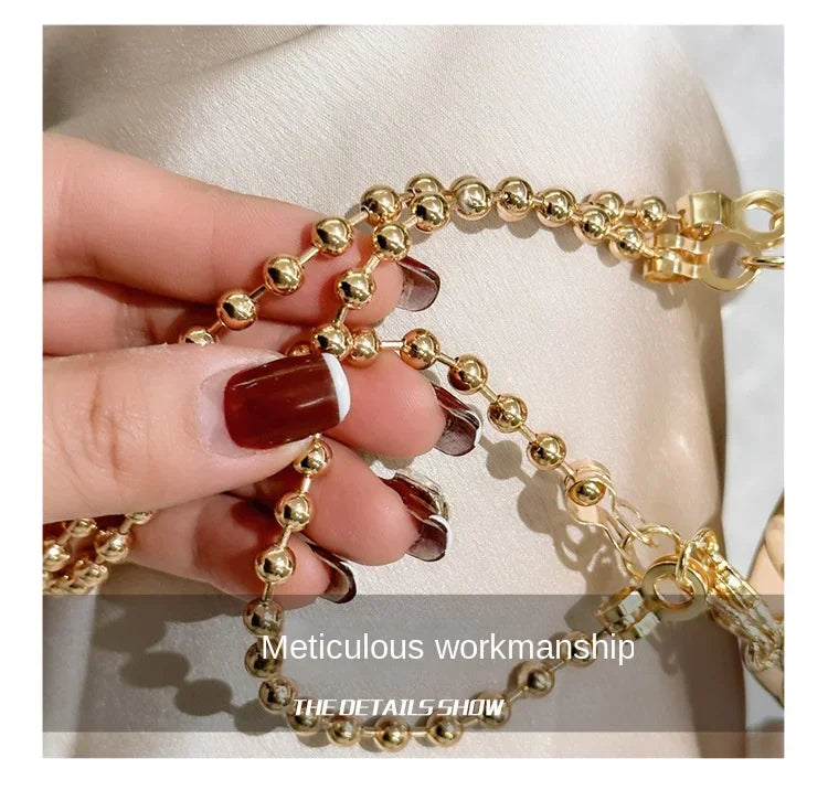 Lipstick Bags Fashion Pearl Handbag