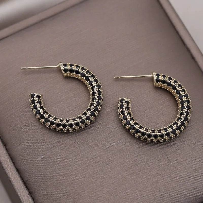 zircon earrings