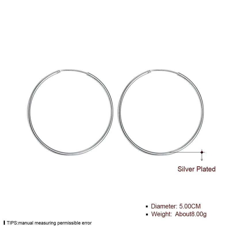 50mm Hoop Earrings