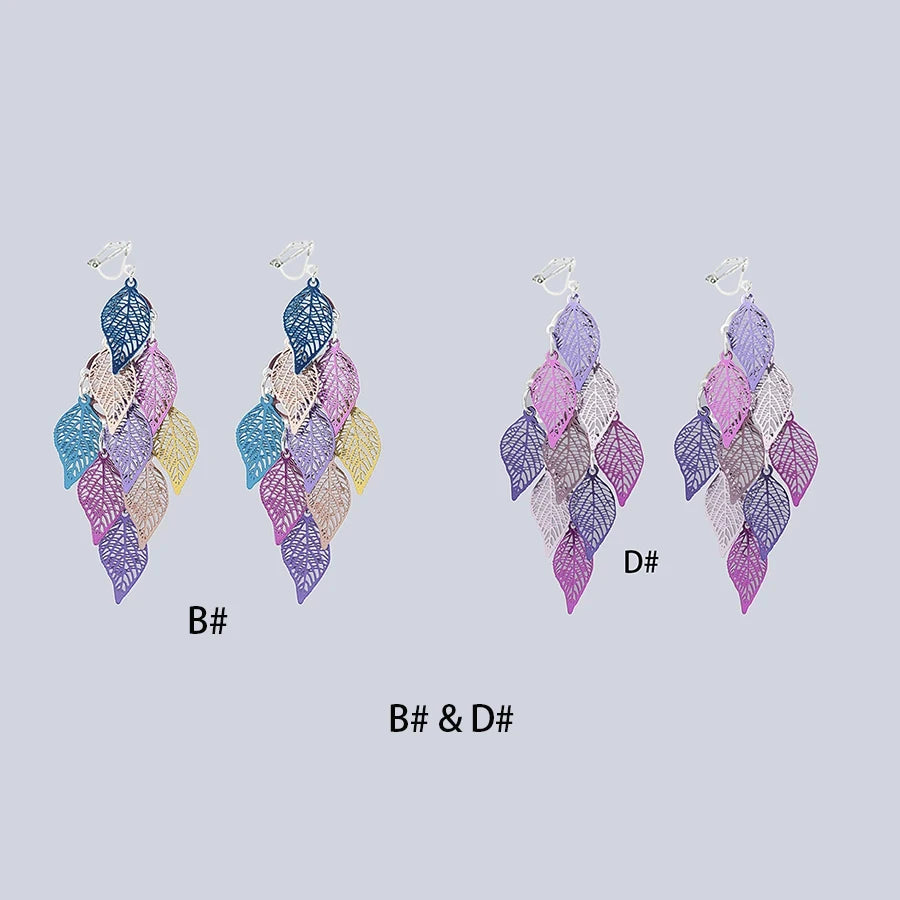 leaf earrings