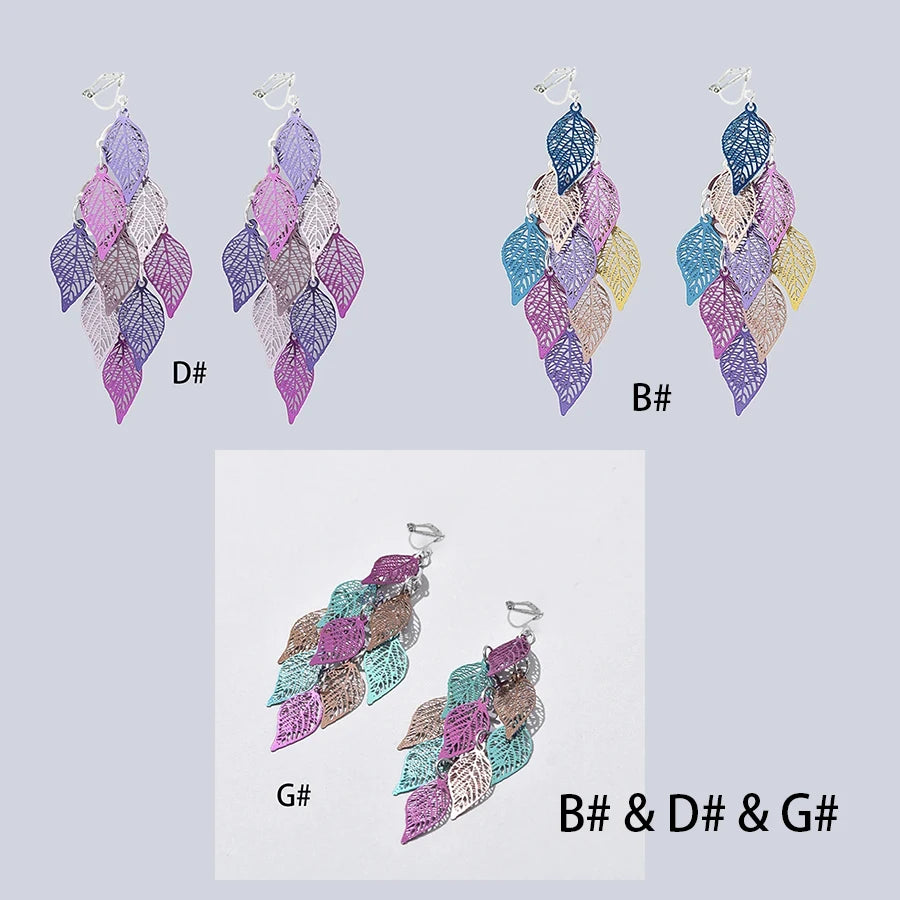leaf earrings