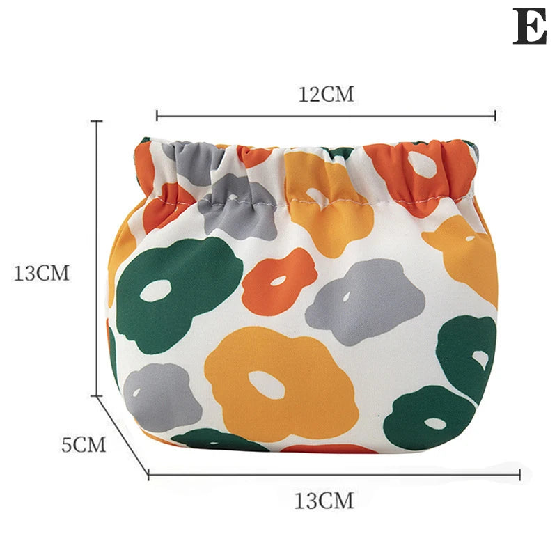 floral makeup bag