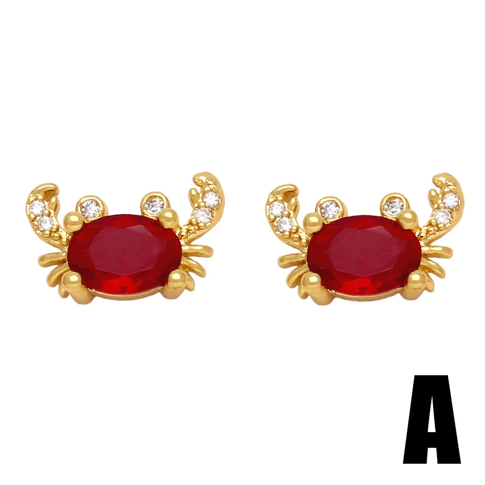cz stud earrings