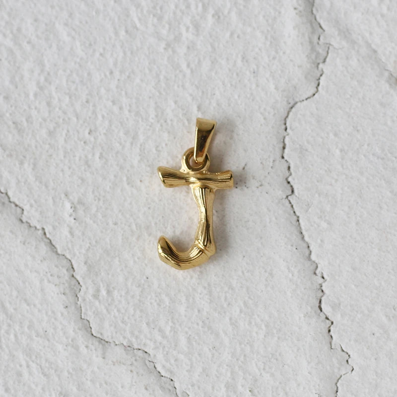 Initial Charm Necklace - Alphabet Pendant Initial Charm A-Z, 26 English Letter