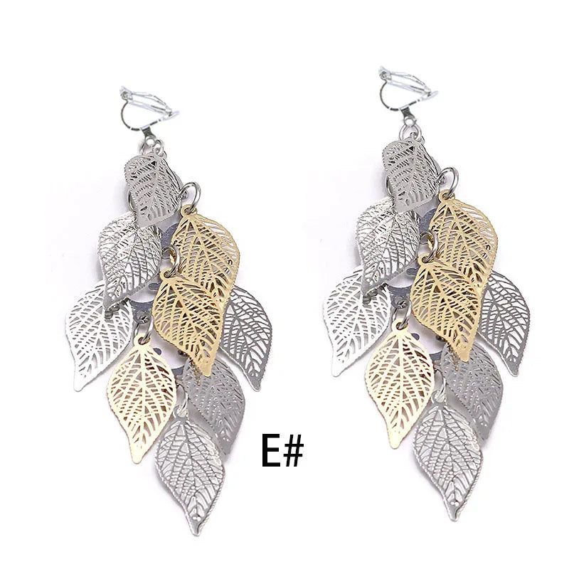 leaf earrings