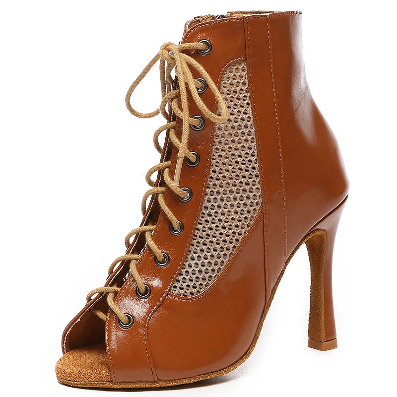 Dance Shoes Women Shoes Woman 2024 trend Latin Boots Waltz Jazz Dance Boots Wedding Shoes Cuban High Heels Luxury JuseDanc