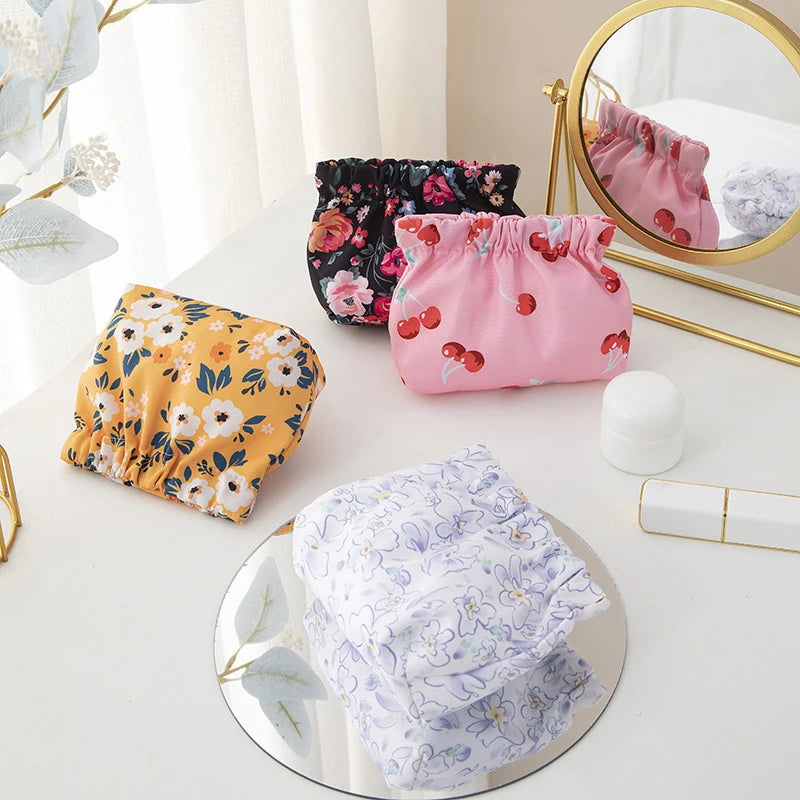 floral makeup bag