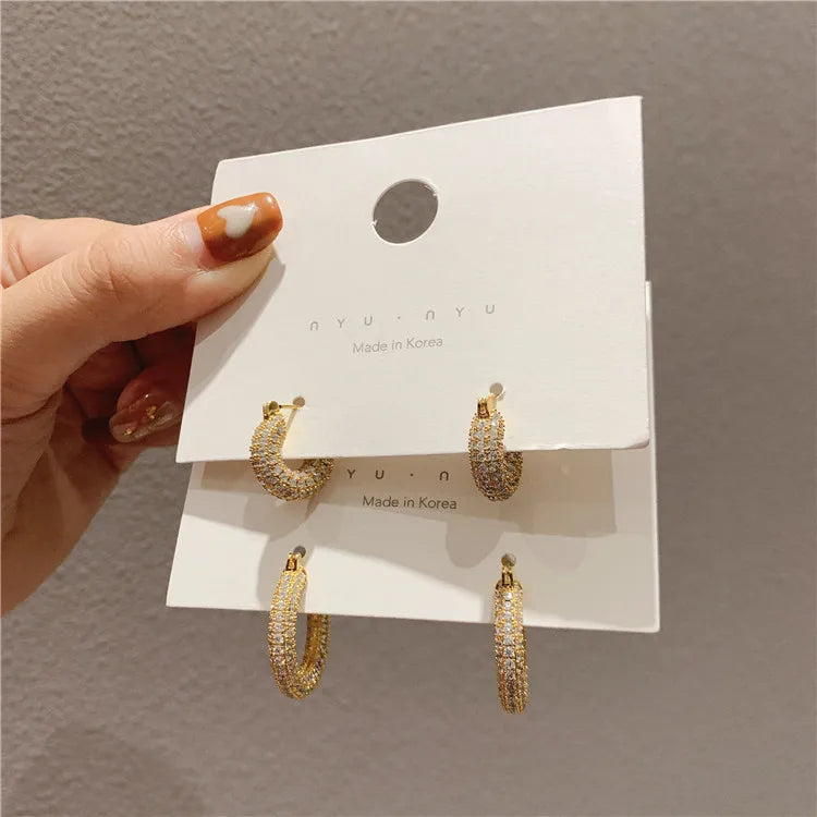 zircon earrings