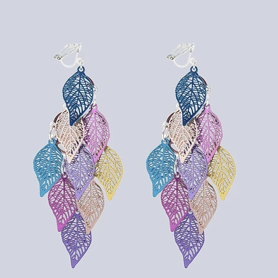 leaf earrings