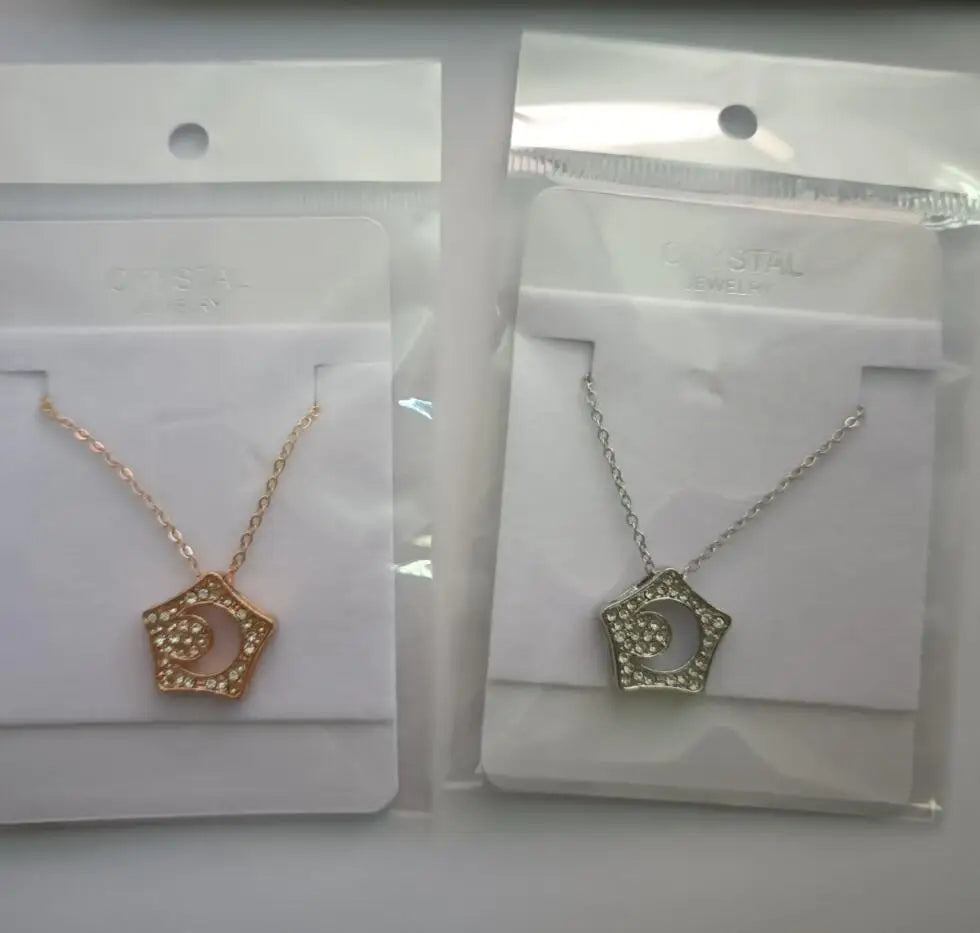 necklace with stars and moon