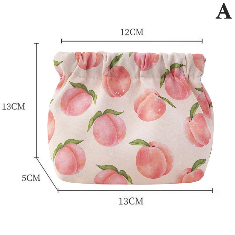 floral makeup bag
