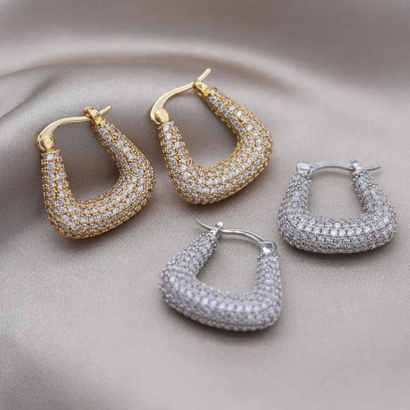 zircon earrings