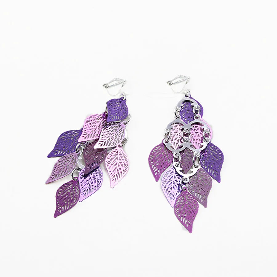 leaf earrings