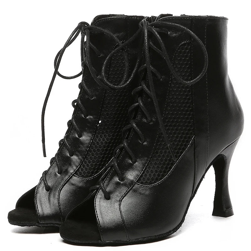 Dance Shoes Women Shoes Woman 2024 trend Latin Boots Waltz Jazz Dance Boots Wedding Shoes Cuban High Heels Luxury JuseDanc