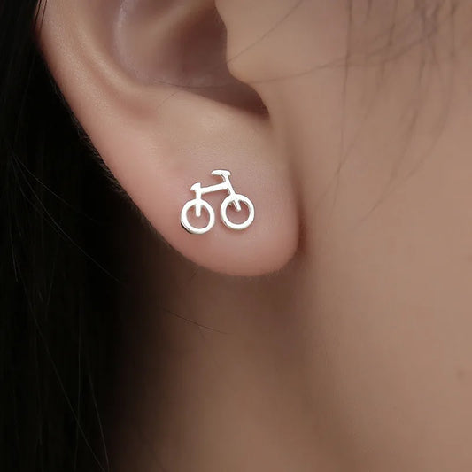 bicycle earrings