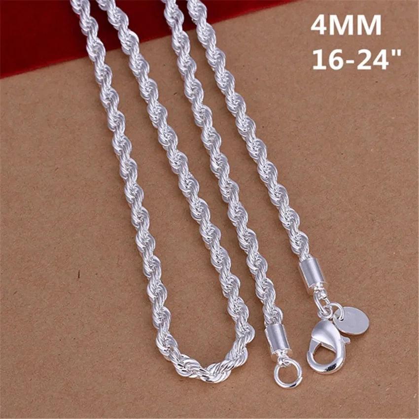 silver chain necklace