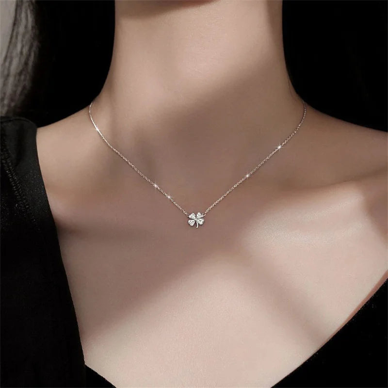 four leaf clover necklace