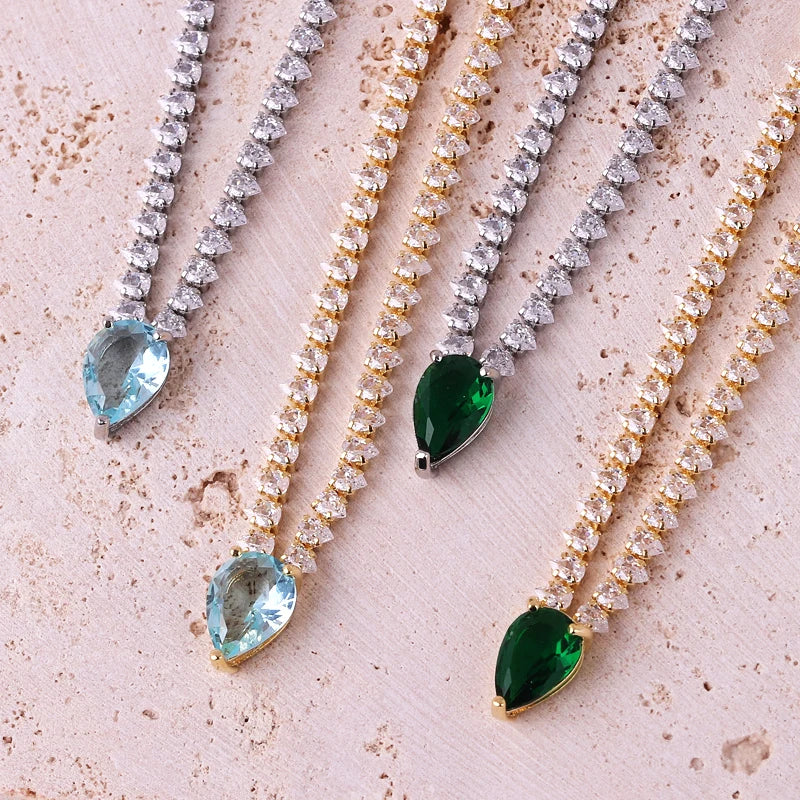 necklace cubic zirconia