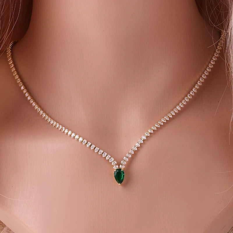 new cubic zirconia necklace