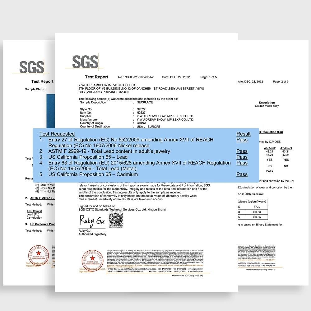 product information
